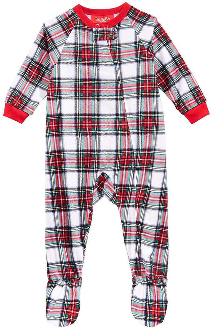 Family Pajamas Matching Family Pajamas Baby Stewart Plaid Footed Pajamas