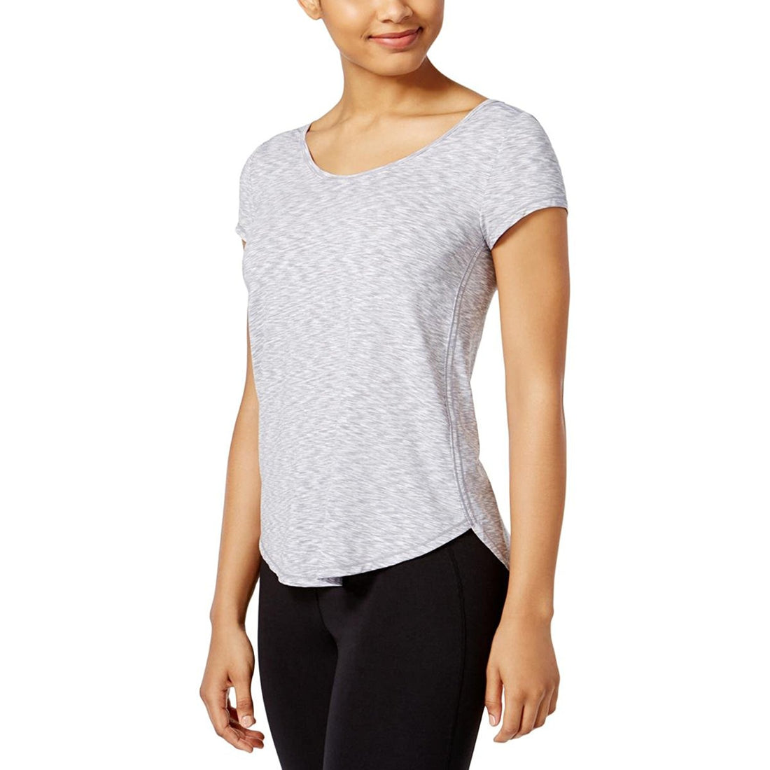 Calvin Klein Womens Performance Strappy Space Dye T-Shirt