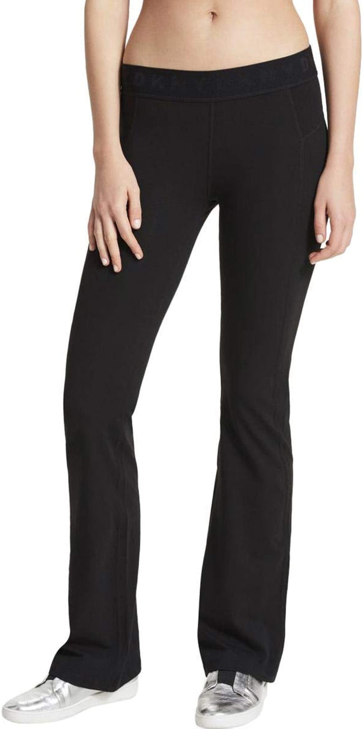 DKNY WomenS Bootcut Fitness Athletic Leggings,Black,Small