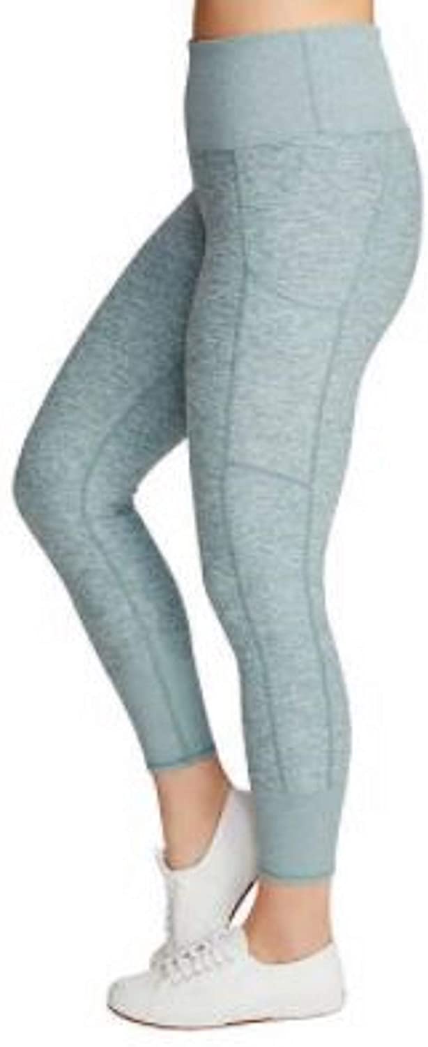 Kirkland Signature Ladies Brushed 7/8 Length Legging WITH POCKETS  (GREEN,XS) NWT
