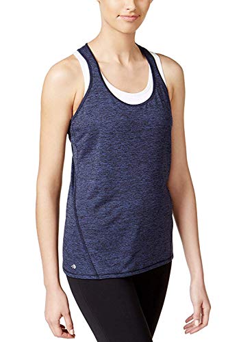 Ideology Womens Rapidry Heathered Racerback Performance Tank Top