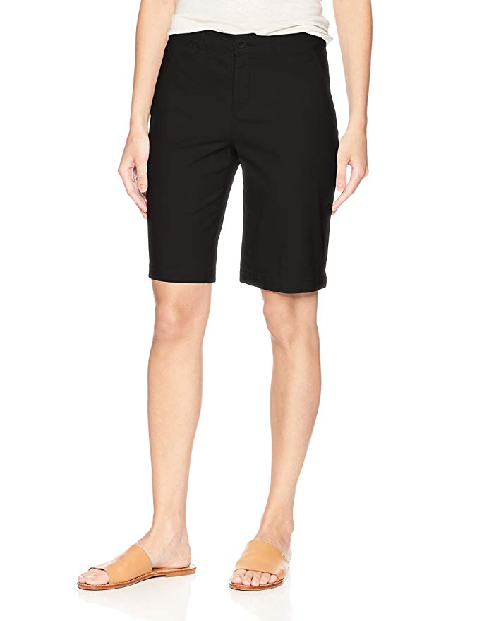 NYDJ Womens Mid Rise Bermuda Shorts