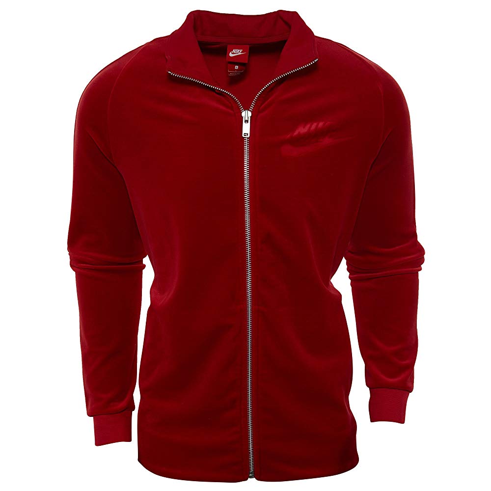 Nike Mens Velour Track Full Zip Jacket