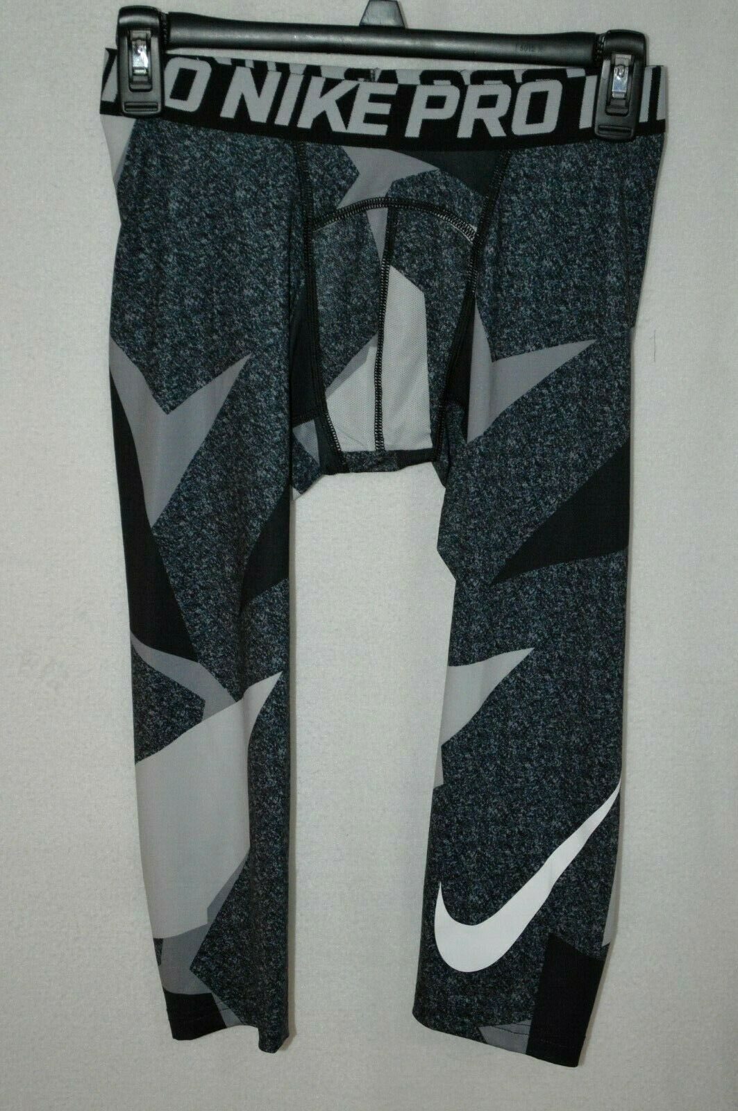 Nike Big Kid Boys Three Quarter Printed Tights Leggings