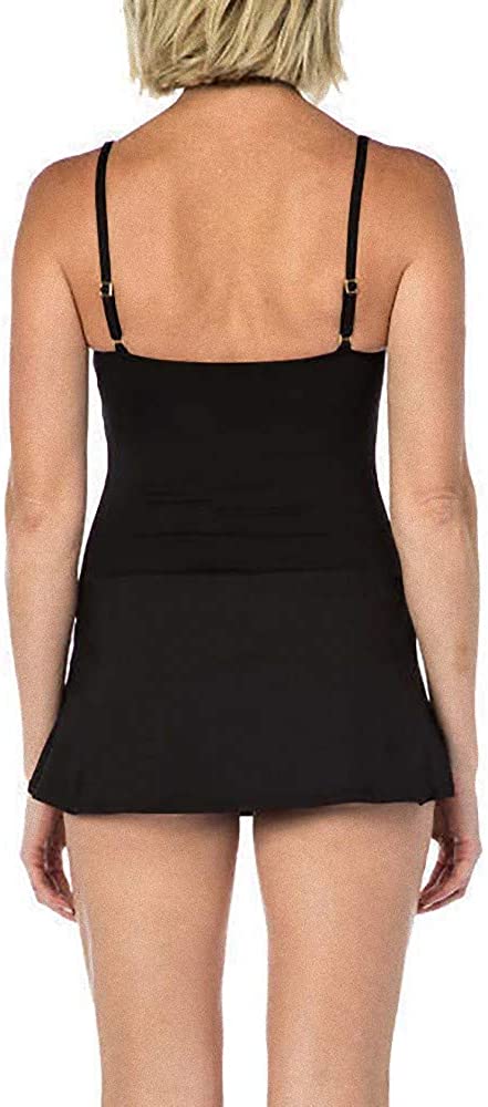 Rose Marie Reid Womens Sweetheart Tummy Control Swim Dress