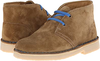 Clarks Toddler Boys Suede Cobalt Desert  Ankle Boots