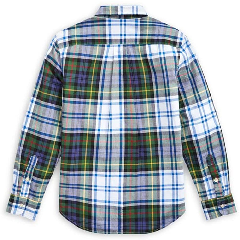 Polo Ralph Lauren Big Kid Boys Madras Plaid Shirt