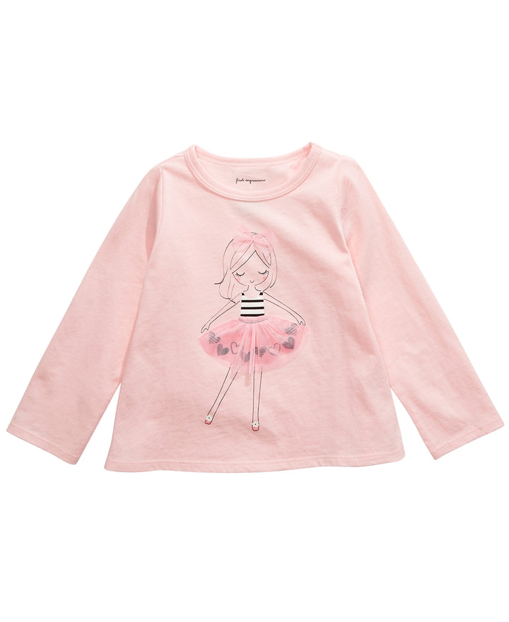 First Impressions Infant Girls Tutu Girl T-Shirt