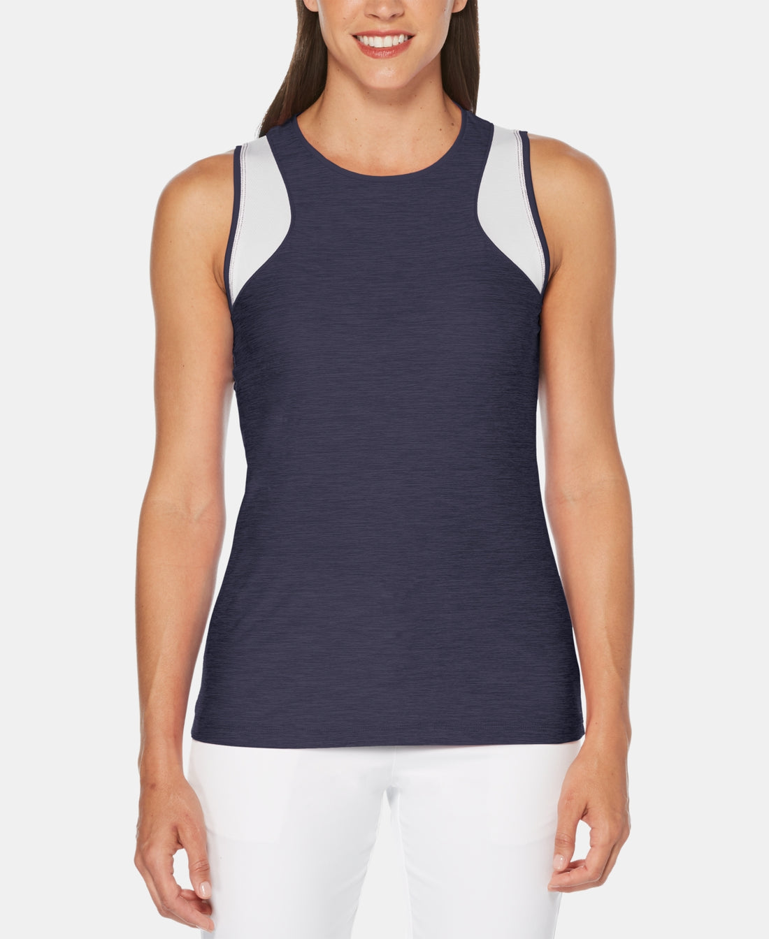 PGA TOUR Womens Colorblocked Golf Top