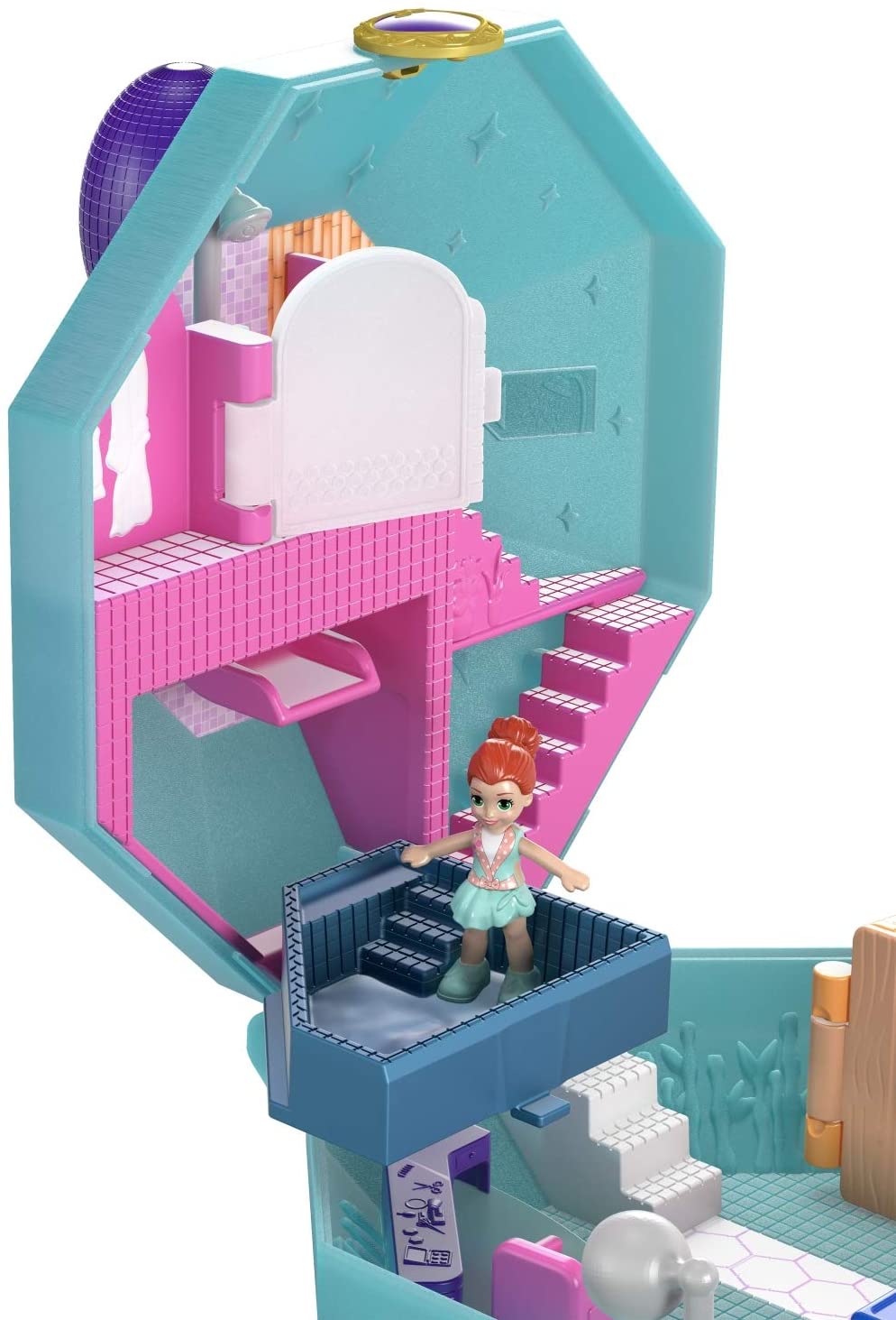 Polly Pocket Aged 4 Plus Pamperin Perfume Spa Day Playset