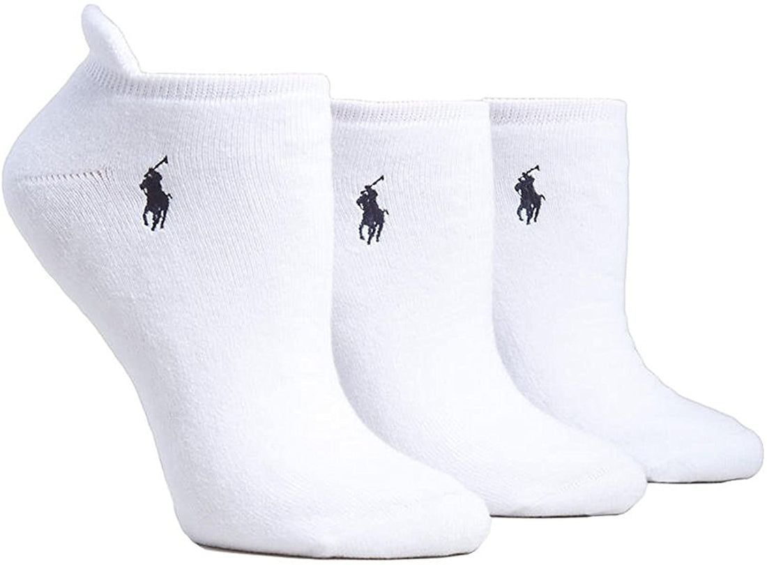 Lauren Ralph Lauren Heel Tab Low-Cut Socks 3 Pack