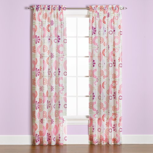 SKL HOME by Saturday Knight Ltd. Dream Light Filtering Rod Pocket Single Curtain Panel