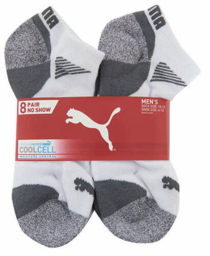 Puma Mens No Show 8-pair Socks